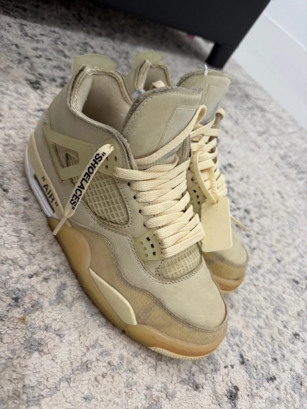 Jordan 4 OFF WHITE sails